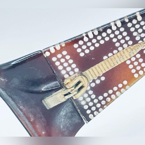 Fendi FS442 Brown Oval Oversized Sunglasses Frames Only - Picture 7 of 8